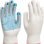 Перчатки х/б с ПВХ 10 КЛАСС