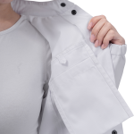 Халат повара, халат пищевика, халат белый, кухонный халат, одежда для поваров, одежда повара, хасп, купить халат повара, халат пищевика