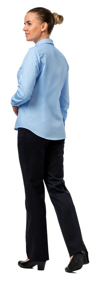 Блузка женская «Флекс-Т» голубая, длинный рукав