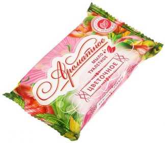 Мыло туалетное 100 г. в цветной упак.
